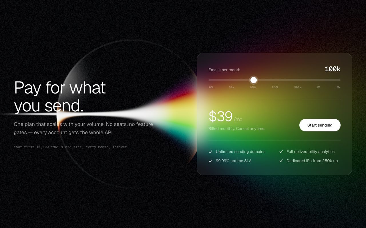 Slider Pricing