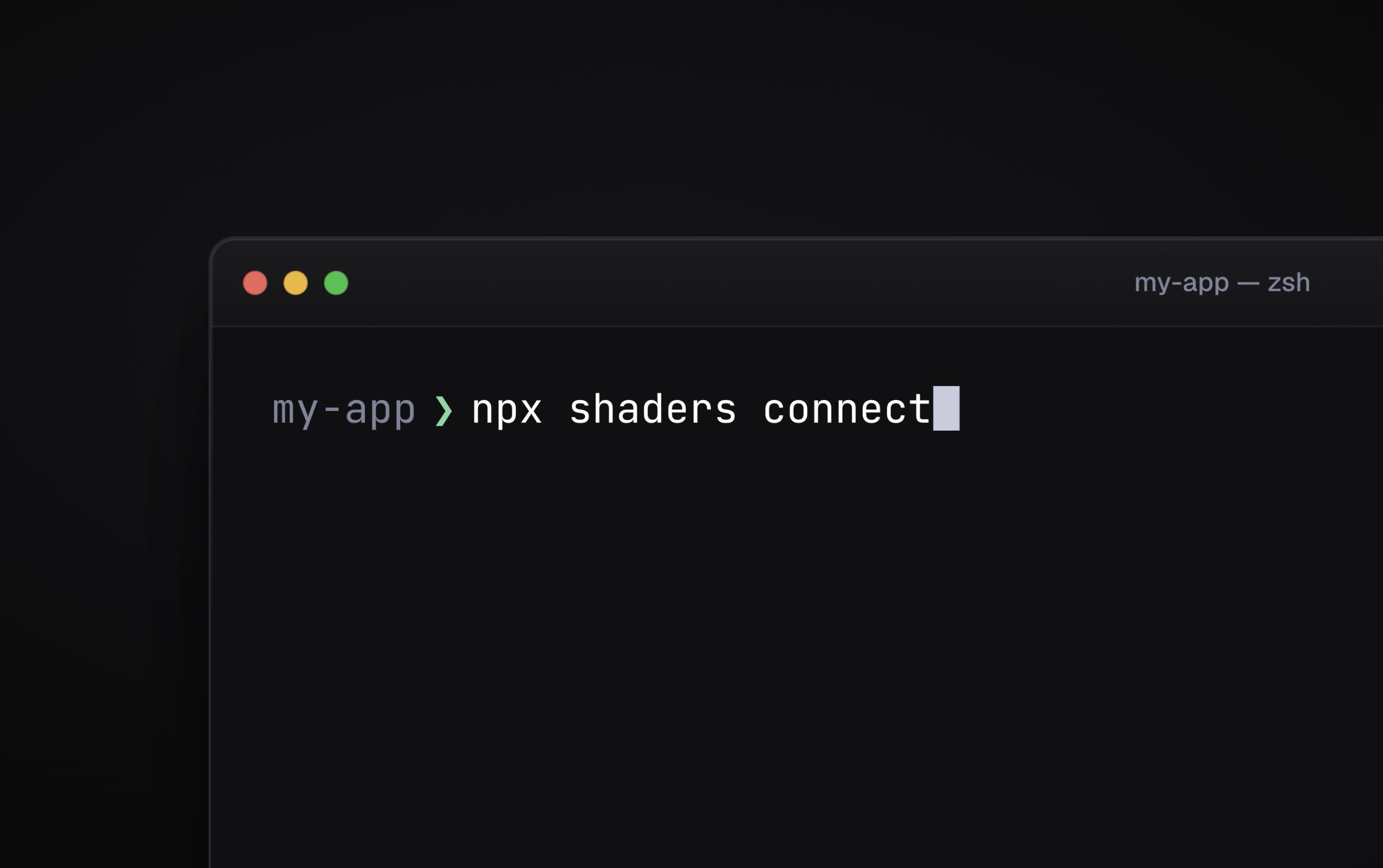 Introducing the Shaders CLI
